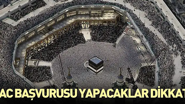 Hac ek kayıt başvuruları yarın sona eriyor