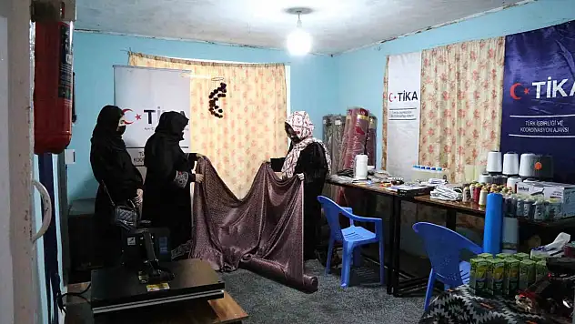 TİKA, Kabil'de Dikiş-Nakış Atölyesi Kurdu