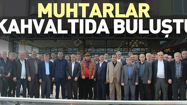 Muhtarlar Kahvaltıda Buluştu