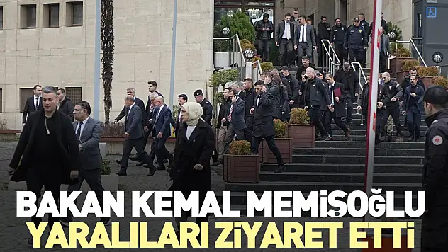 Bakan Memişoğlu, yaralıları ziyaret etti