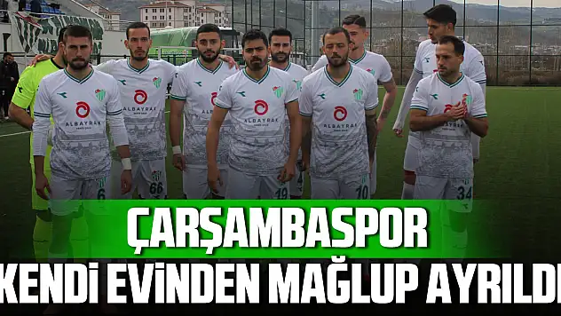 ÇARŞAMBASPOR KENDİ EVİNDEN MAĞLUP AYRILDI