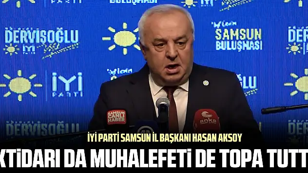 İktidarı da Muhalefeti de Topa Tuttu