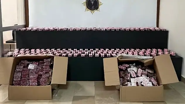 35 bin adet uyuşturucuyla yakalandı