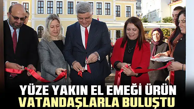 YÜZE YAKIN EL EMEĞİ ÜRÜN VATANDAŞLARLA BULUŞTU