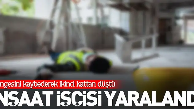 İnşaat işçisi yaralandı