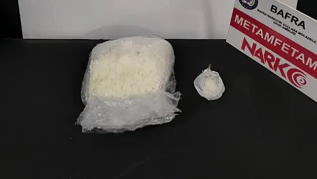 516 gram metamfetamin ele geçirildi