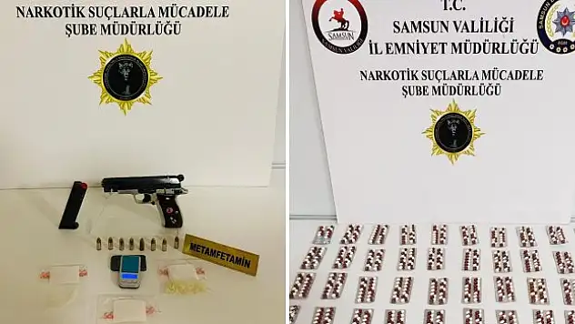 Samsun'da uyuşturucu operasyonu