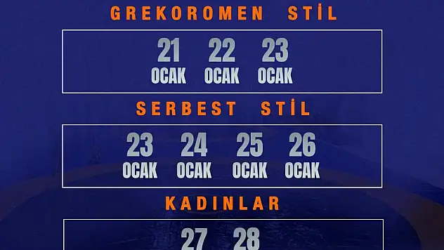 Büyükler Güreş Türkiye Şampiyonası'nın tarihi belli oldu