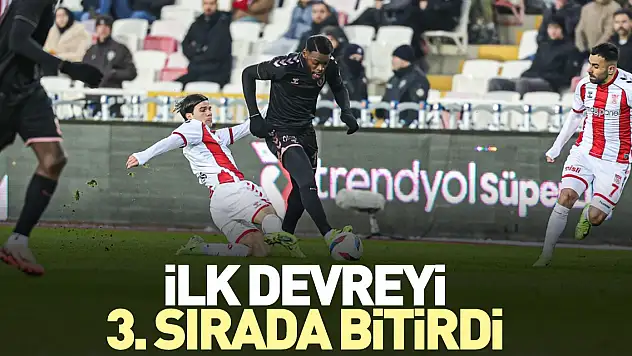 İlk devreyi 3. sırada bitirdi