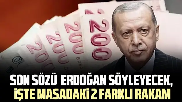 Asgari ücrette son sözü Erdoğan söyleyecek, işte masadaki 2 farklı rakam