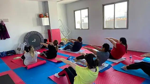 pilates kursu kadınların ilgi odağı oldu