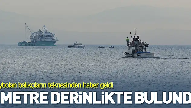 8 metre derinlikte bulundu