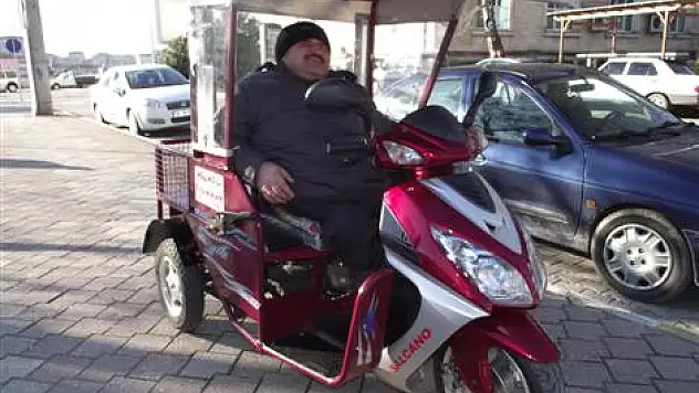 Engelli Çakır'ın yeni aracı göz dolduruyor