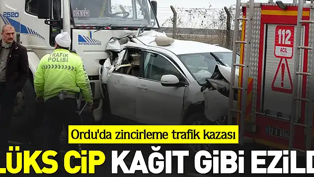 Lüks cip kağıt gibi ezildi