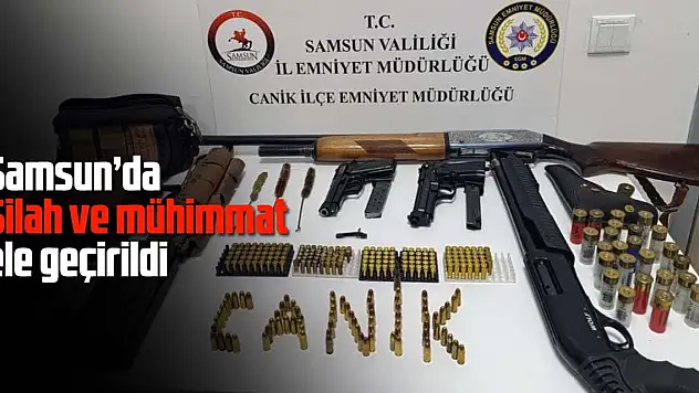 Silah ve mühimmat ele geçirildi