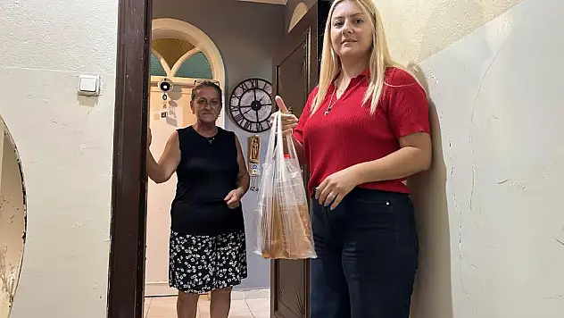 Kadın muhtardan örnek davranış