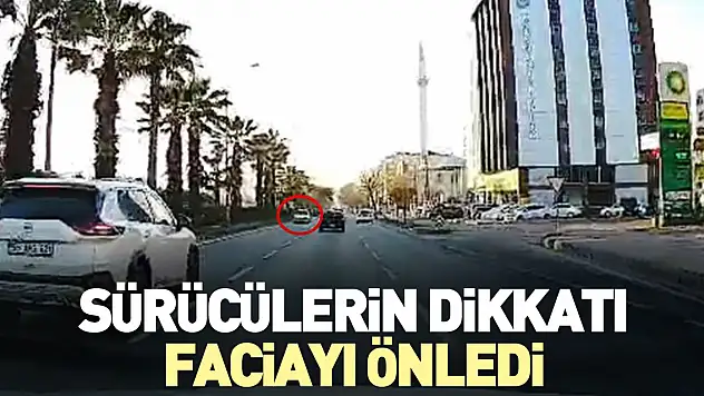 Sürücülerin dikkati faciayı önledi