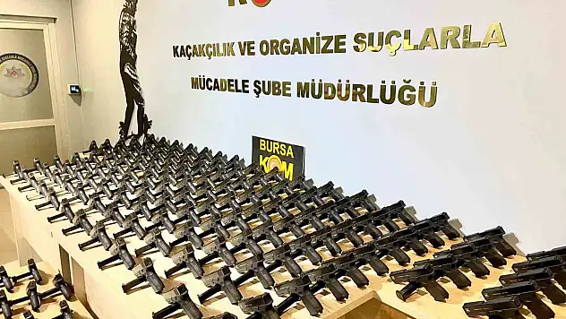 Bursa'da silah operasyonu