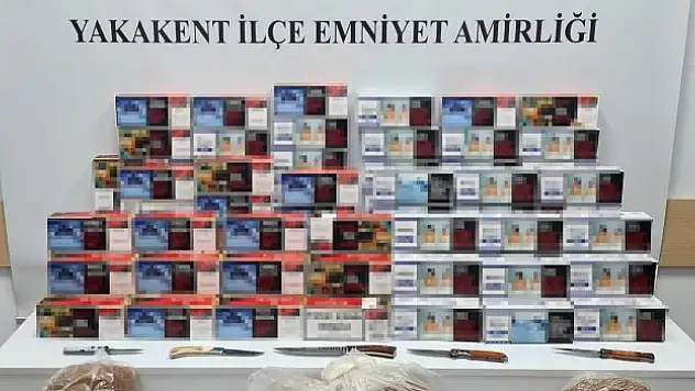 25 kilo kaçak tütün ele geçirildi