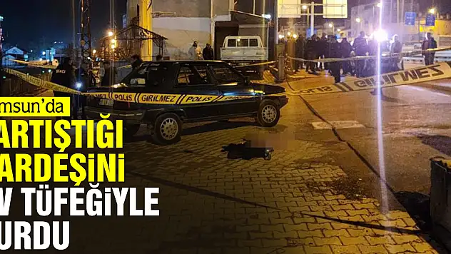 TARTIŞTIĞI KARDEŞİNİ VURDU