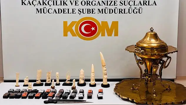 Tarihi eser ele geçirildi