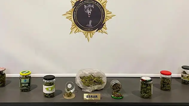 Evinde esrar ele geçen şahıs gözaltında