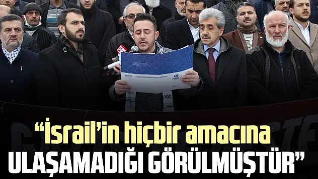 'İSRAİL'İN HİÇBİR AMACINA ULAŞAMADIĞI GÖRÜLMÜŞTÜR'