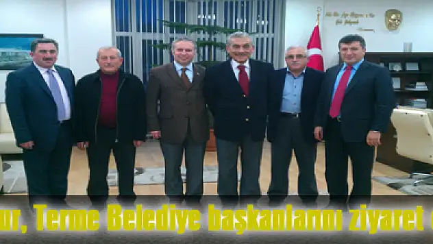 Belur, Terme Belediye başkanlarını ziyaret etti