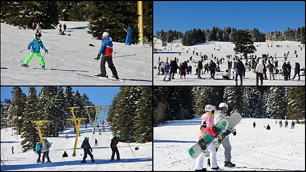 Uludağ'da Pistler doldu