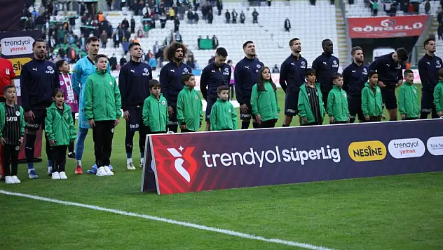 Trendyol Süper Lig: Konyaspor: 1 - Kasımpaşa: 0 (İlk yarı)