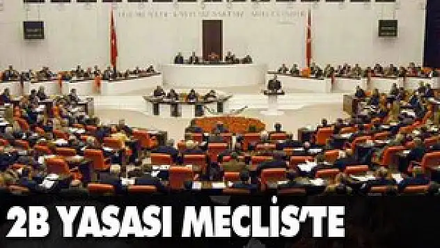 2B tasarısı Meclis'te