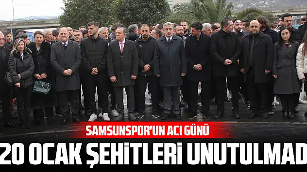 Samsunspor'un Acı Günü: 20 Ocak Şehitleri Unutulmadı