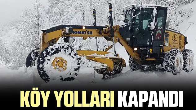 KÖY YOLLARI KAPANDI