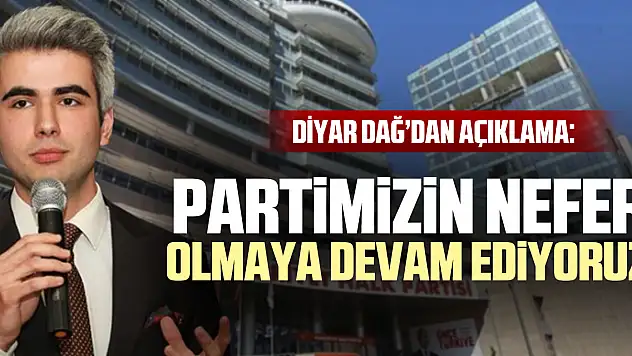 Partimizin Neferi Olmaya Devam Ediyoruz'
