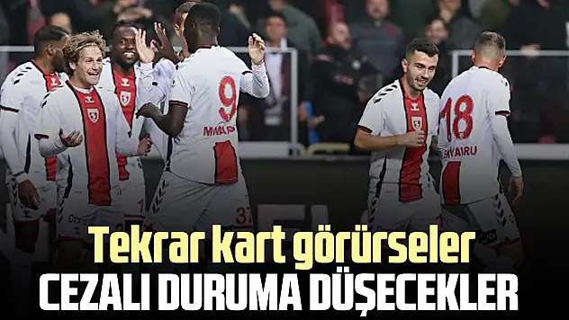 SAMSUNSPOR'DA KRİTİK GÜN ! TEKRAR KART GÖRÜRSELER CEZALI DURUMA DÜŞECEKLER
