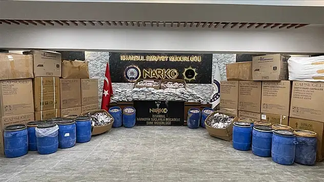 4,5 milyon sentetik ecza hap ele geçirildi