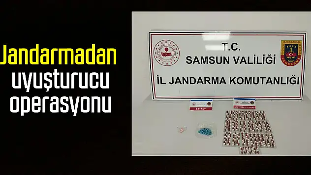Jandarmadan uyuşturucu operasyonu