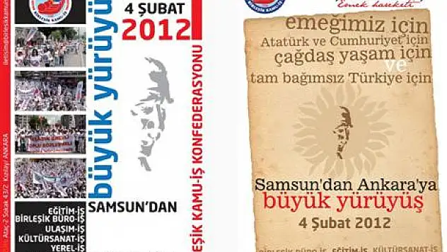 Birleşik Kamu-İş Ankara'ya yürüyüşe başladı