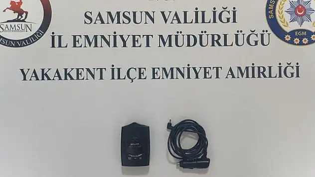 Radar tespit cihazı ele geçirildi