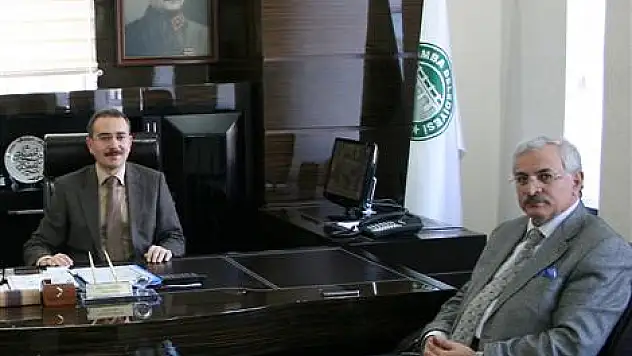 MİLLETVEKİLİ YENİ, BAŞKAN DÜNDAR'I ZİYARET ETTİ