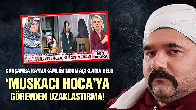 'Muskacı Hoca'ya görevden uzaklaştırma!