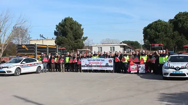 Jandarmadan çiftçilere reflektör