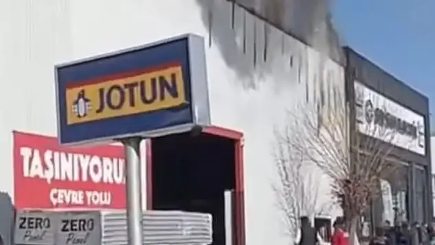 Alüminyum iş yerinde yangın