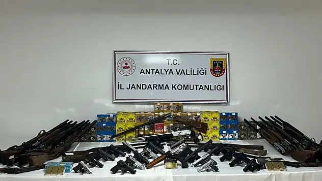 Ruhsatsız silah operasyonunda 22 kişi gözaltına alındı