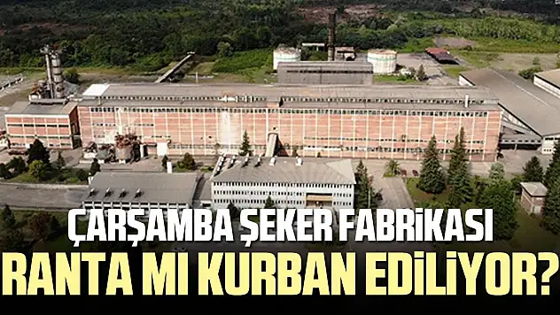 'Çarşamba Şeker Fabrikası Ranta mı Kurban Ediliyor?'