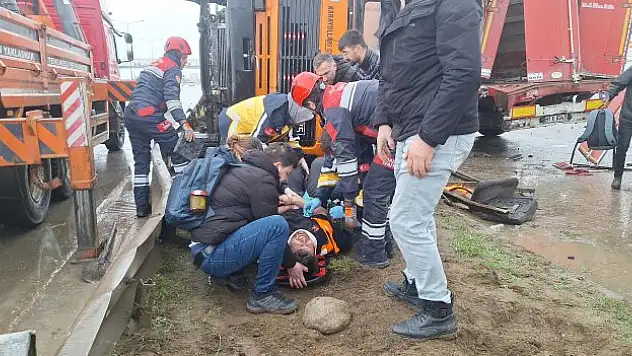 Karadeniz sahil yolunda kaza