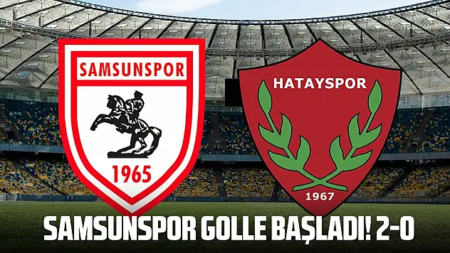 Samsunspor skoru 2-0 yaptı!