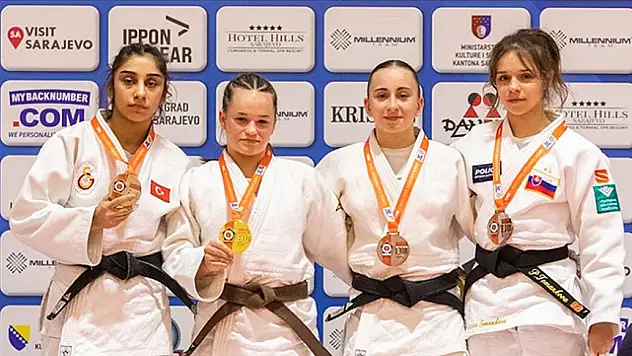 Genç judocular, Avrupa Kupası'nda 6 madalya kazandı