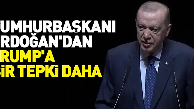 Cumhurbaşkanı Erdoğan'dan Trump'a  bir tepki daha