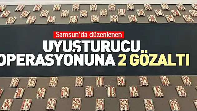 Uyuşturucu operasyonuna 2 gözaltı